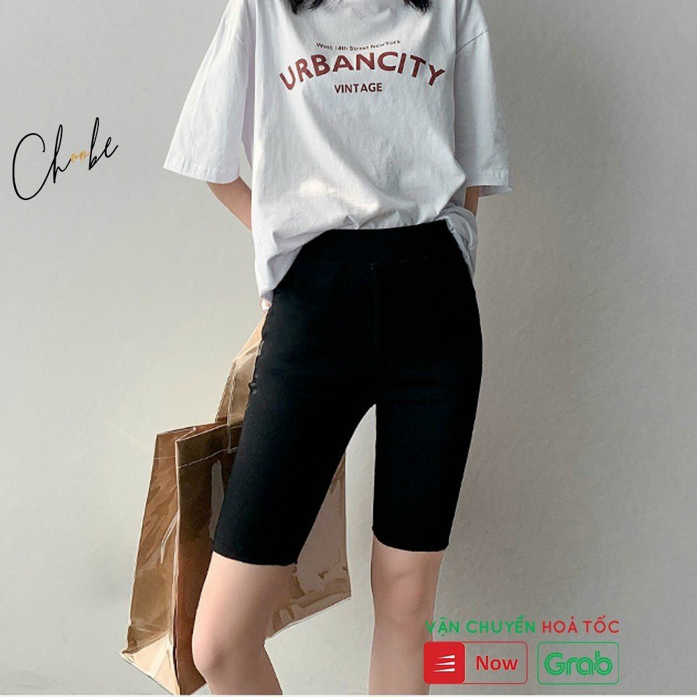 Quần Legging Nữ Cotton Co Giãn 4 chiều - Short đùi thể thao tập gym