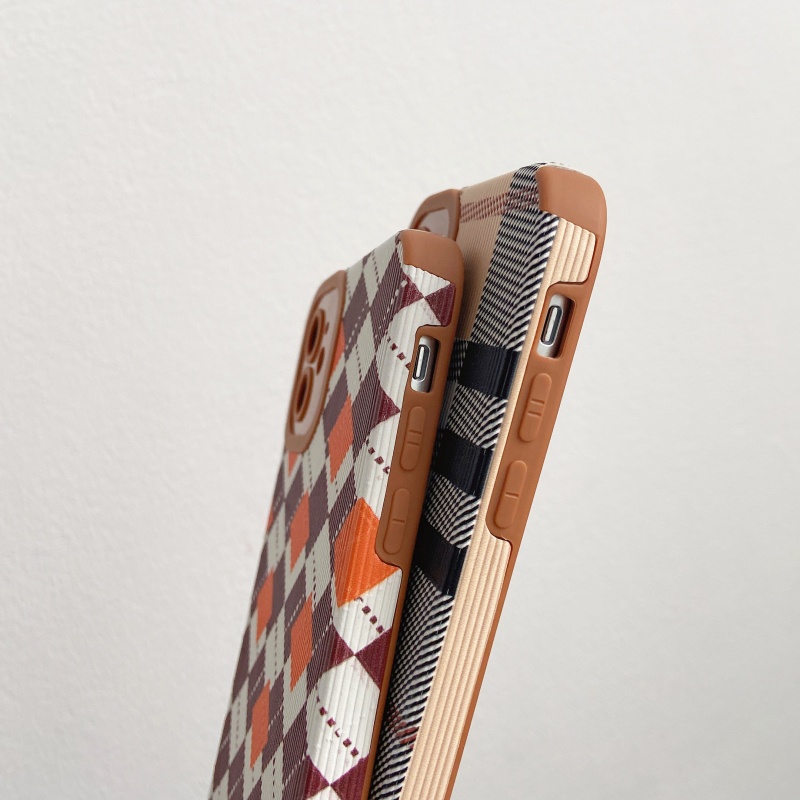 Ốp Điện Thoại Da Cừu Đính Kim Cương Giả Cho iPhone 14 13 12 11 Pro Max Mini XS XR X 8 7 6 6S Plus + SE 2020