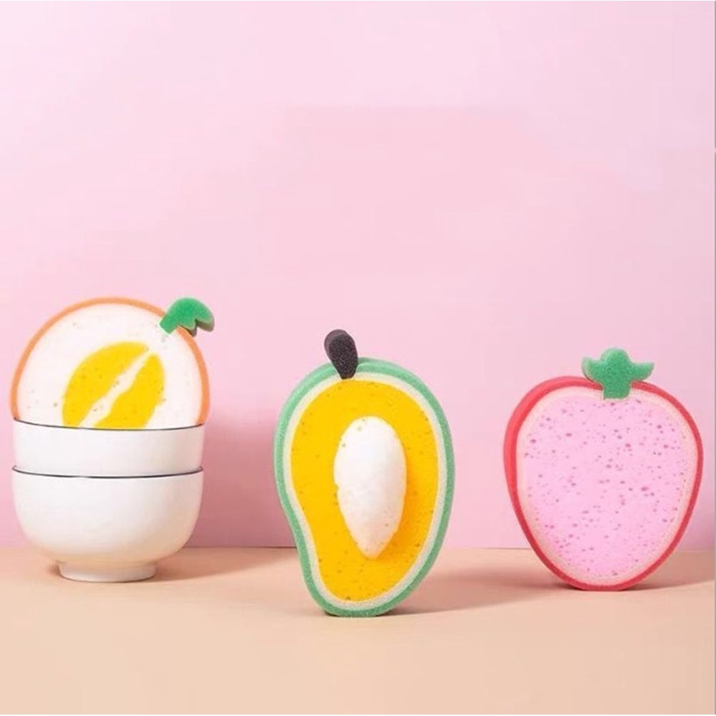 Mút rửa chén dĩa hình trái cây kiểu dáng dễ thương