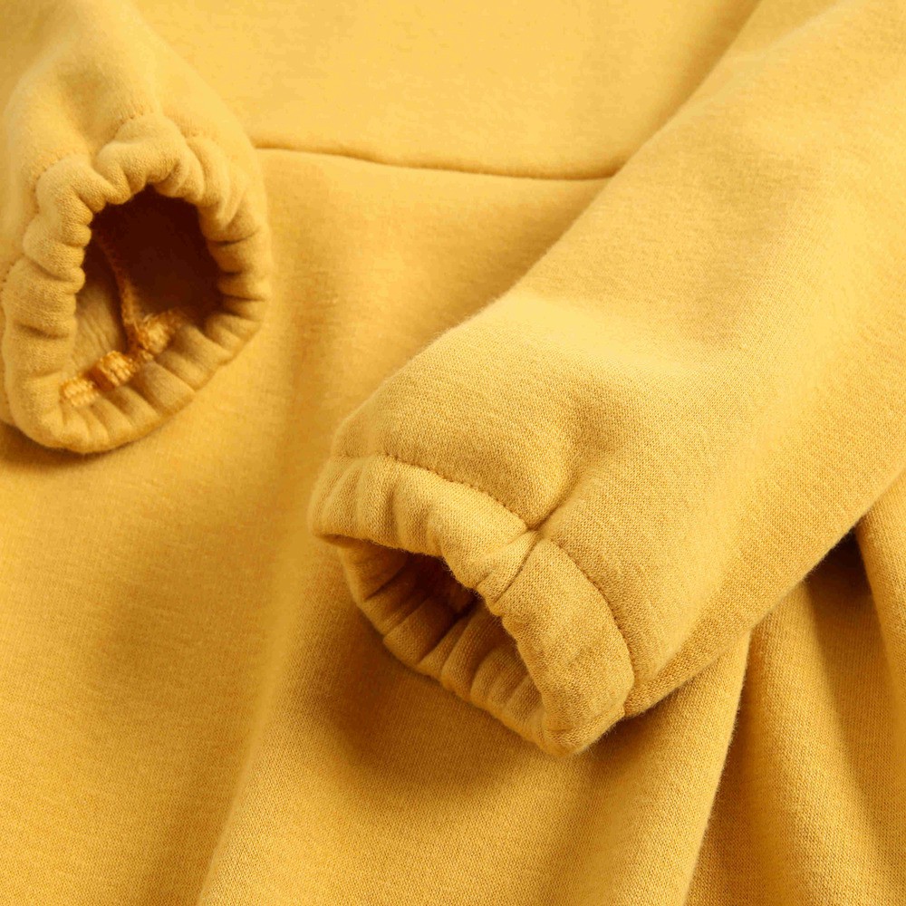 Đầm công chúa Sanlutoz màu vàng bằng cotton cho bé gái