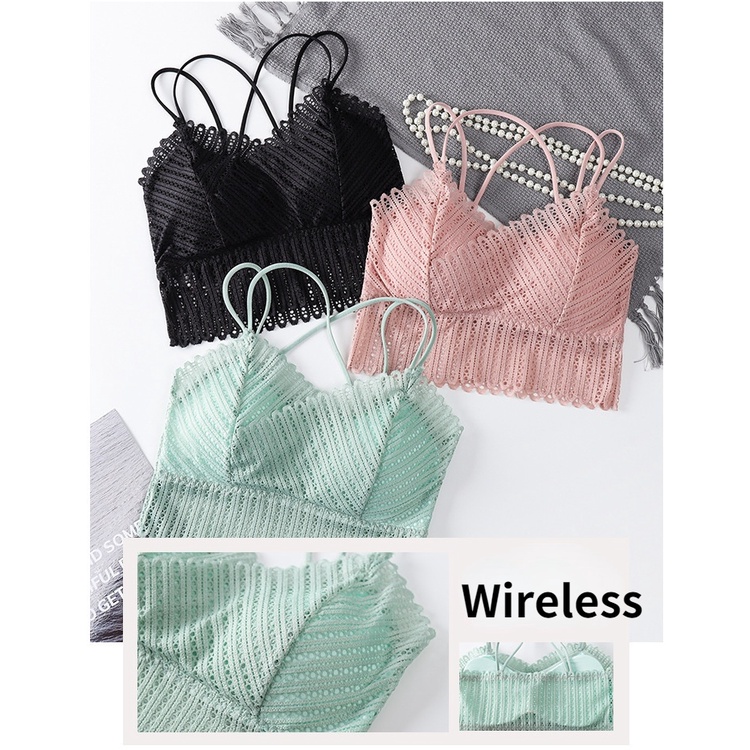 Áo Croptop Dệt Kim Cổ Chữ V Phối Ren Gợi Cảm Cho Nữ