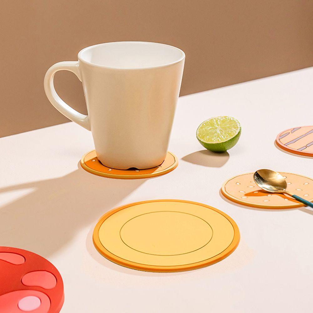 Tấm Lót Bàn Ăn Bằng PVC Co Giãn Chống Trượt Hình Hamburger Tiện Dụng