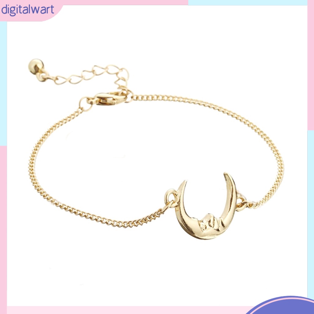 Vòng tay thiết kế hình trăng và sao phong cách Bohemian dành cho nam và nữ