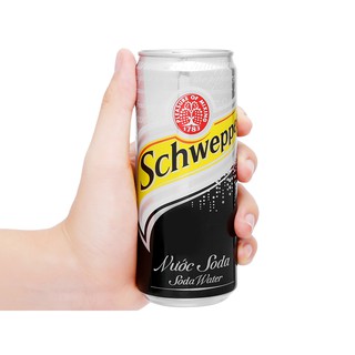 Soda Schweppes water thùng 24 lon x 330ml