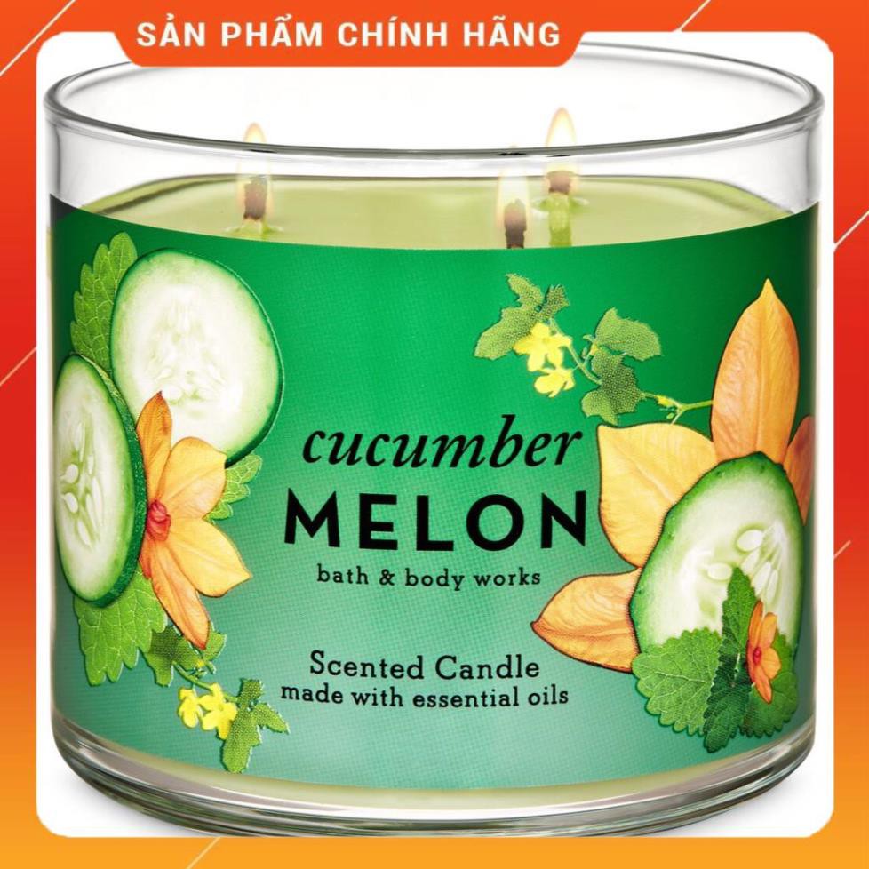 [ HÀNG USA ] Nến thơm Bath & Body Works CUCUMBER MELON 411g