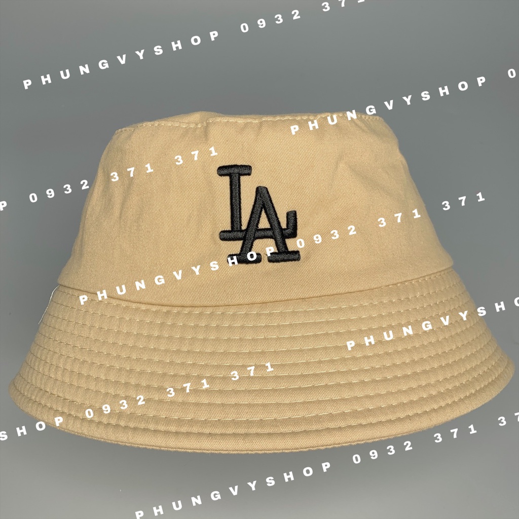 Mũ CỤP bucket tai bèo cực hot unisex nam nữ- CUP THÊU LÁ LOẠI VẢI KAKI - nón sụp vành basic đơn giản