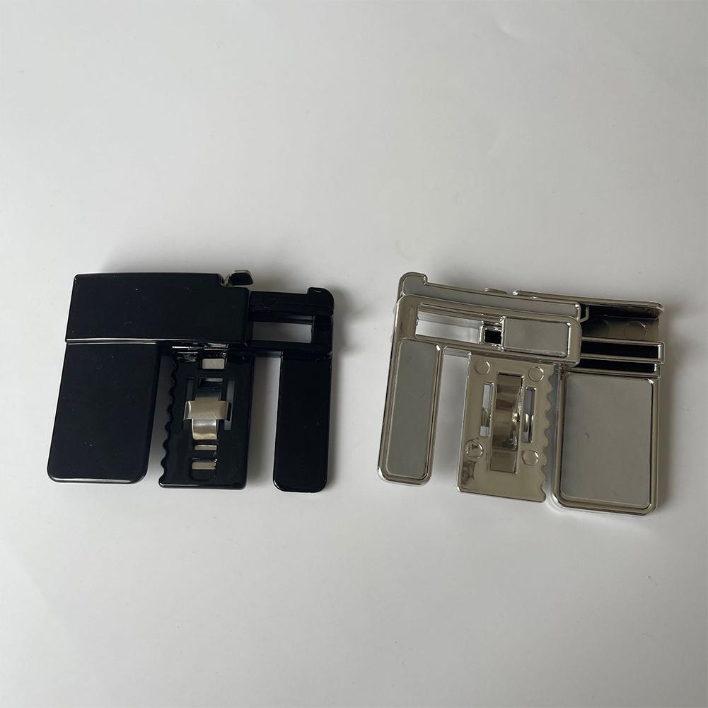 Kẹp Thắt Lưng Co Giãn Gấp Gọn Không Dây Màu Bạc / Đen Unisex J6Z3