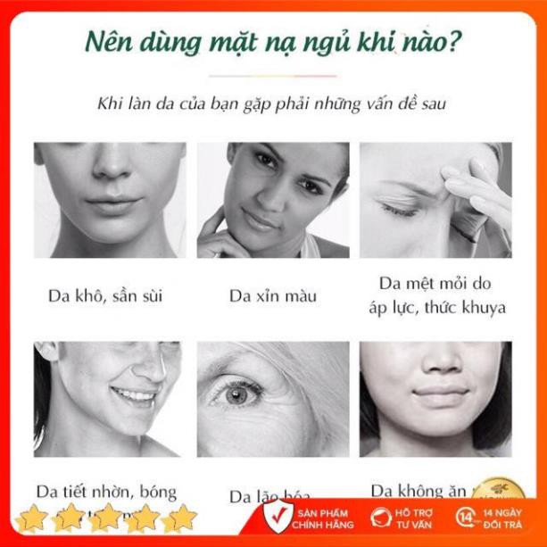 Mặt nạ ngủ collagen dưỡng trắng giúp da căng bóng trẻ hoá làn da | BigBuy360 - bigbuy360.vn