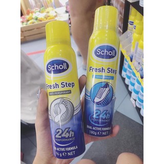 XỊT KHỬ MÙI HÔI CHÂN SCHOLL FRESH STEP 100ML - VƯƠNG QUỐC ANH