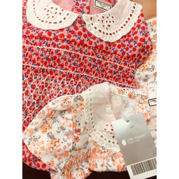 Váy Smock Little maven cho bé gái 18m-7y