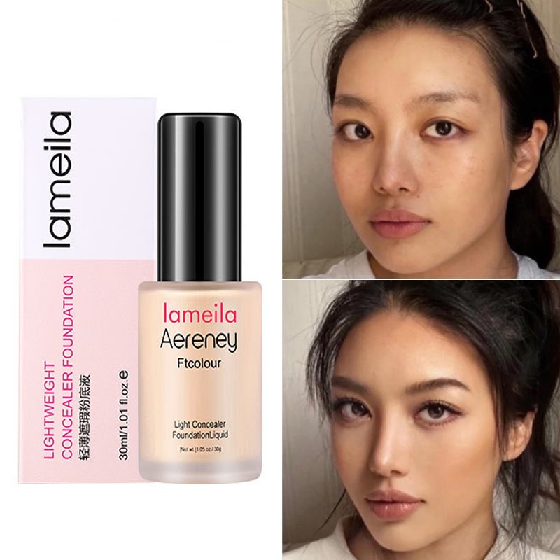 Kem Nền Che Khuyết Điểm Lameila Làm Sáng Da Lâu Trôi