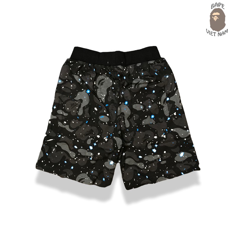 Short Bape Shark Galaxy SS22, Quần Đùi Bape Cá Ngáo, Quần Ngố Bape Cá mập chất liệu Cotton BapeVN