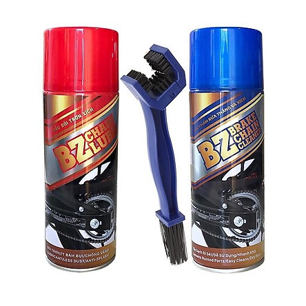 Combo vệ sinh sên, dưỡng sên BZ Chain Lube – Tặng bàn chải 3D và khăn lau sên 3M