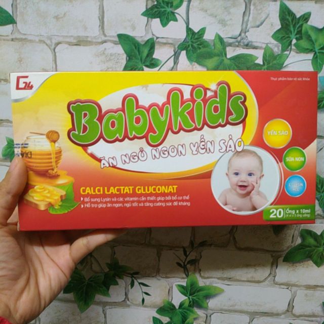 Babykid ăn ngủ ngon yến sào