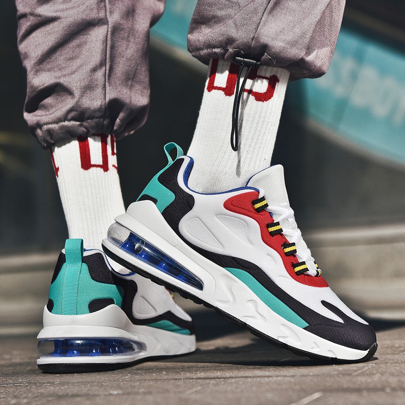 OFF WHITE Thời Trang Giày Thể Thao Air Max 270 Kasut Lelaki Phong Cách Hàn Quốc Cho Nam Và Nữ