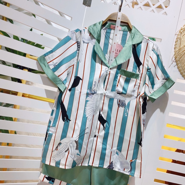 Đồ Bộ TK satin lụa đùi