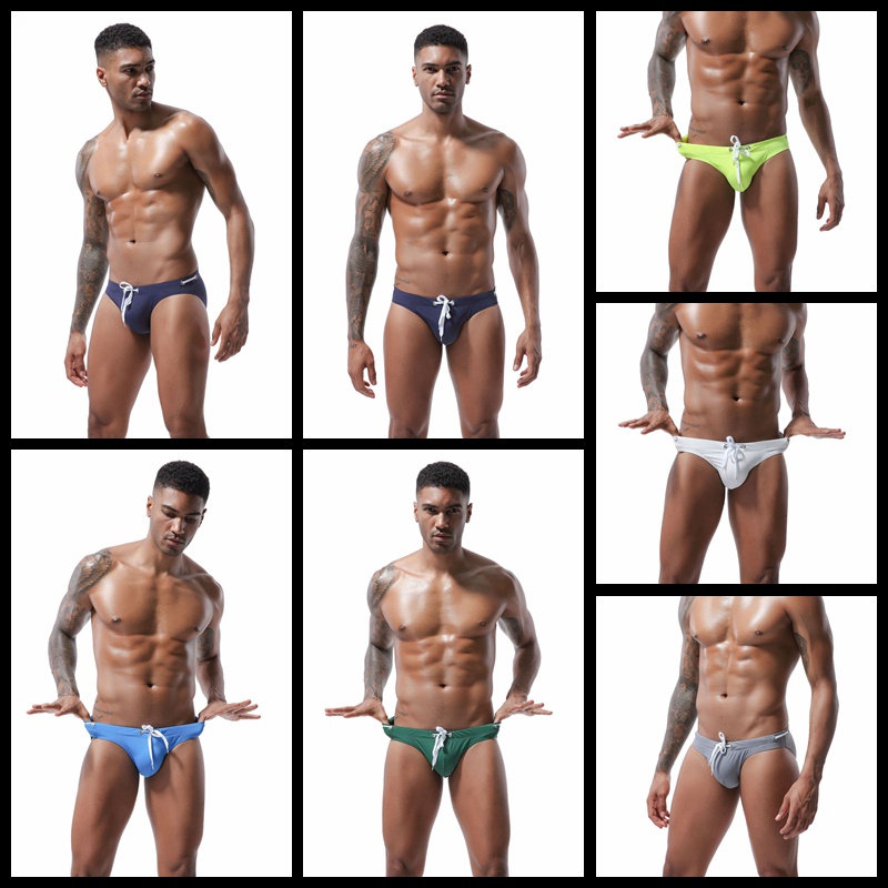 Quần Bơi Màu Trơn Quyến Rũ Cho Nam GG234