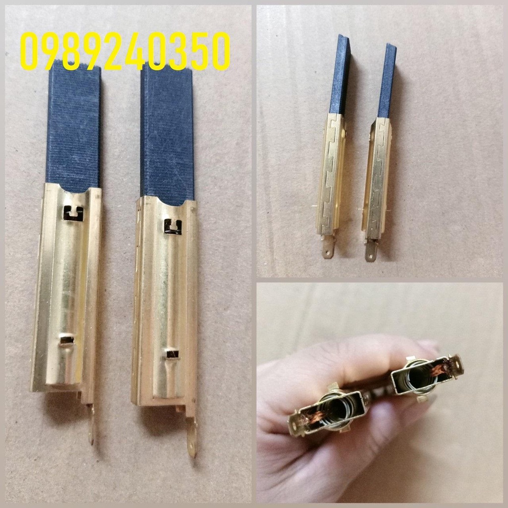 Bộ chổi than máy giặt cửa ngang kèm đế cài chính hãng