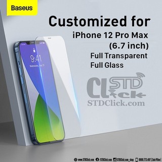 KÍNH CƯỜNG LỰC IPHONE 12 PRO MAX BASEUS TRONG SUỐT 0.15MM CHÍNH HÃNG