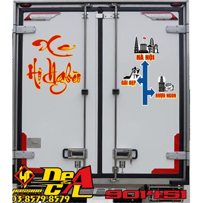 Tem Dán Thùng Xe Ô tô Tải