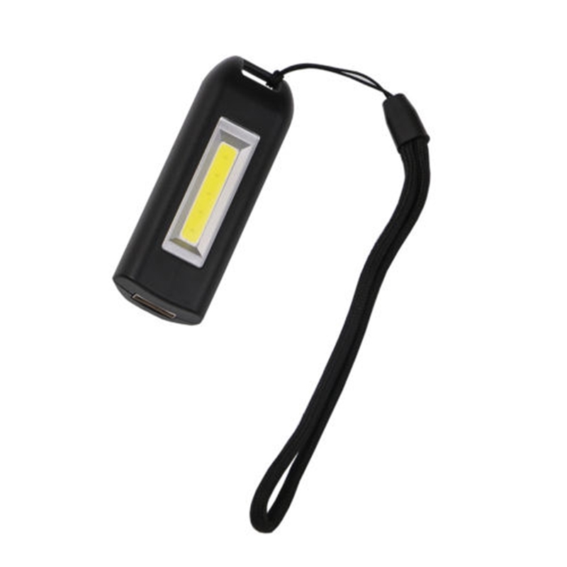 Đèn pin mini bỏ túi siêu sáng 0.5W COB LED sạc USB