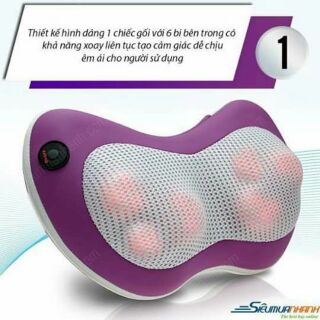 Gối massage hồng ngoại