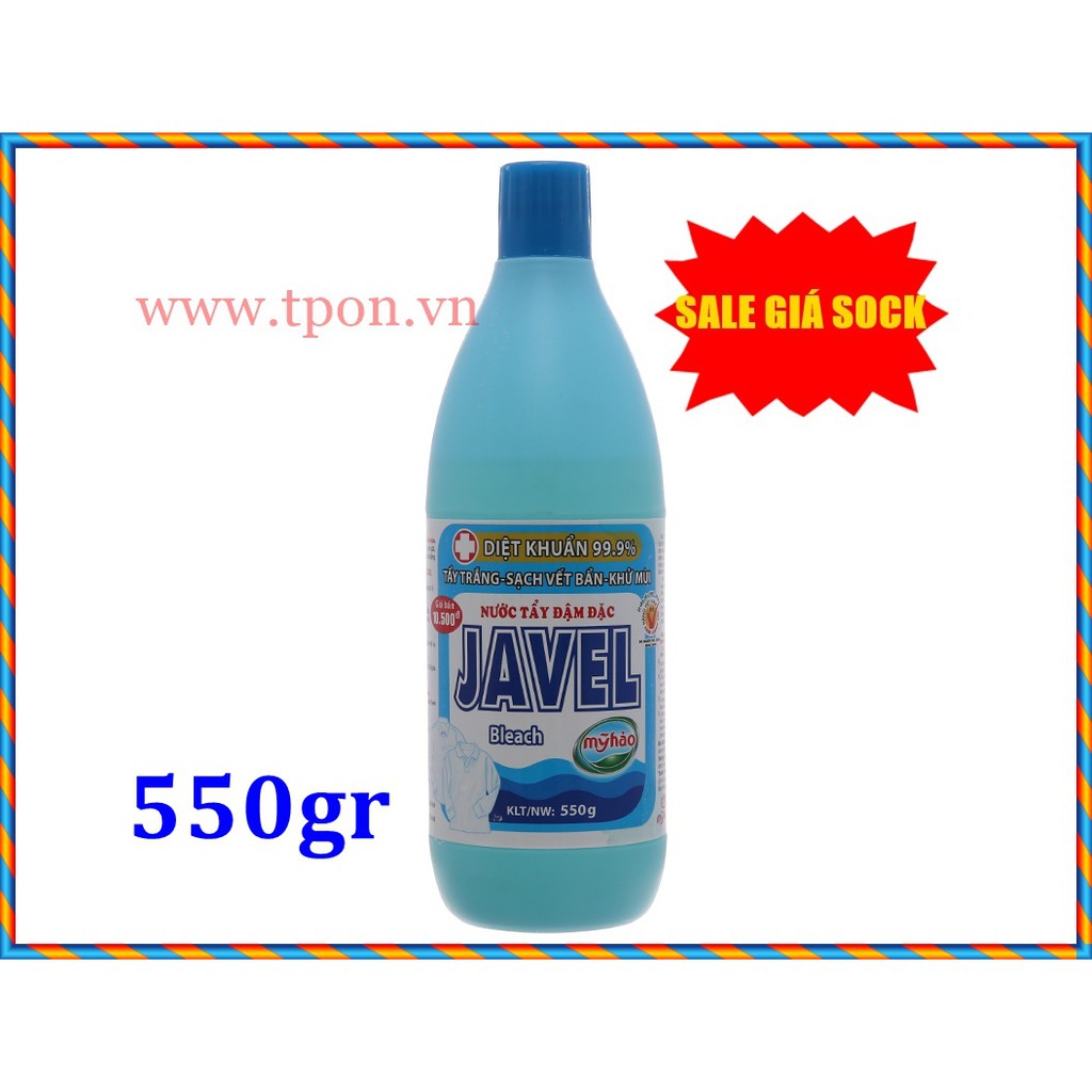 Nước Tẩy Javen 550gram (Mỹ Hảo)