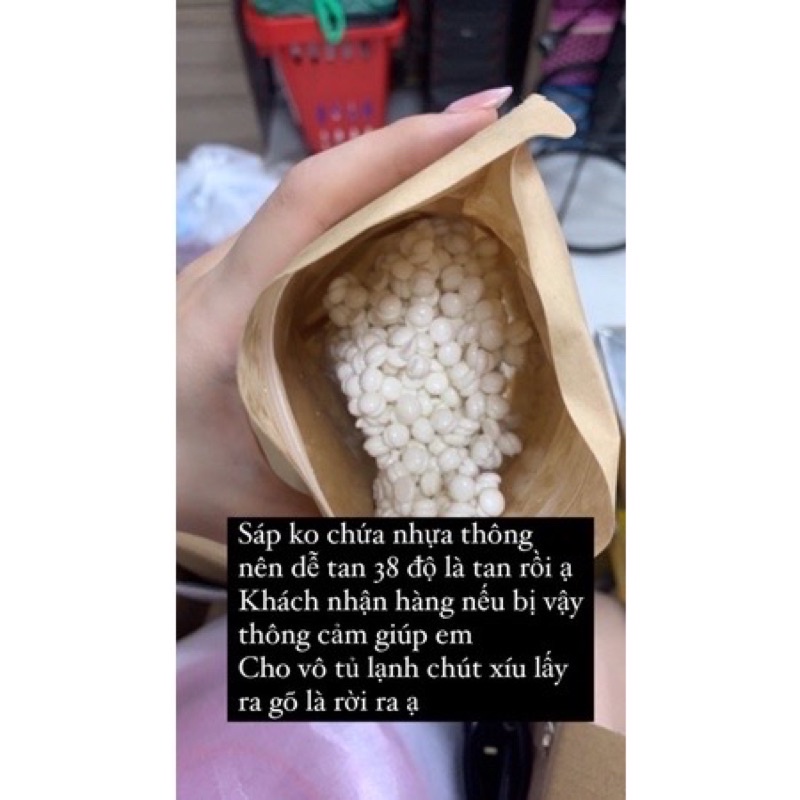 Sáp wax lông, wax lông nóng, sáp dừa và sáp trong, sáp wax nóng siêu bám lông | BigBuy360 - bigbuy360.vn