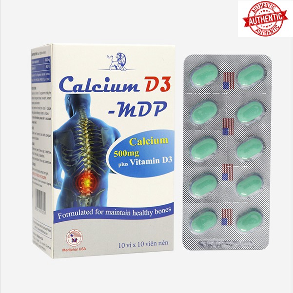 [Mã chiết khấu giá sỉ chính hãng] Calcium D3 MDP - Bổ sung canxi, vitamin D3 cho bà bầu và phát triển chiều cao cho trẻ
