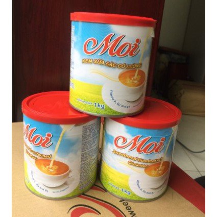 SỮA ĐẶC 1KG HỘP THIẾC - MOI- MALAISIA NHẬP KHẨU