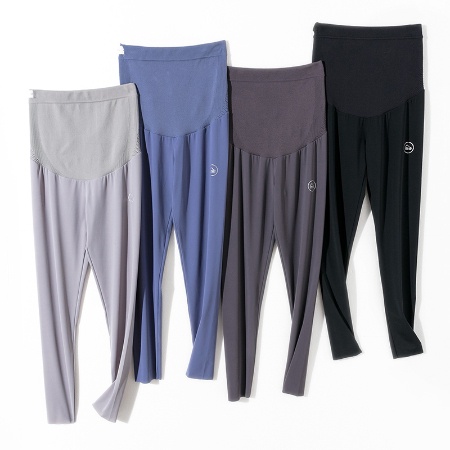 Quần Legging Dài Đến Mắt Cá Chân Mỏng Tập Yoga Họa Tiết Da Cá Mập Thời Trang Xuân Hè Cho Mẹ Bầu