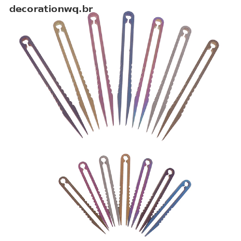 Nhíp titan TC4 EDC 2 kích thước đa năng mang theo khi đi cắm trại