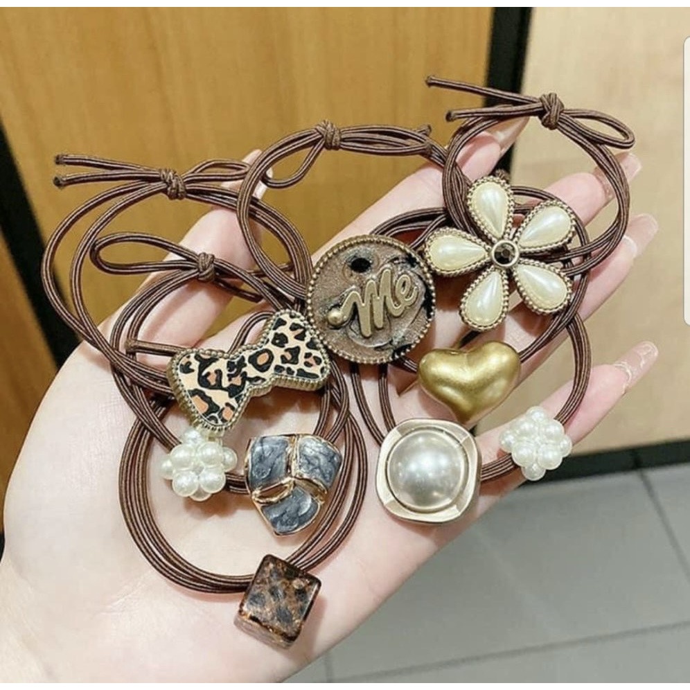 Set ví dây buộc tóc 20 cái/túi