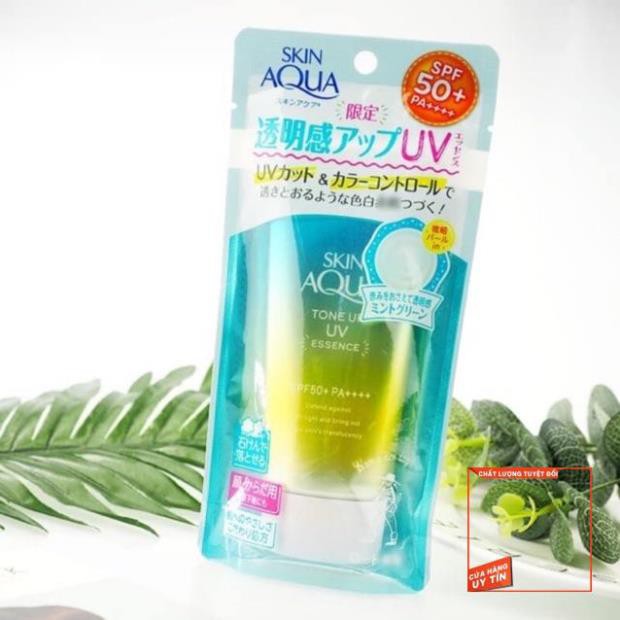 KEM CHỐNG NẮNG Skin Aqua Tone Up UV Essence SPF50+ PA++++ 80g XANH
