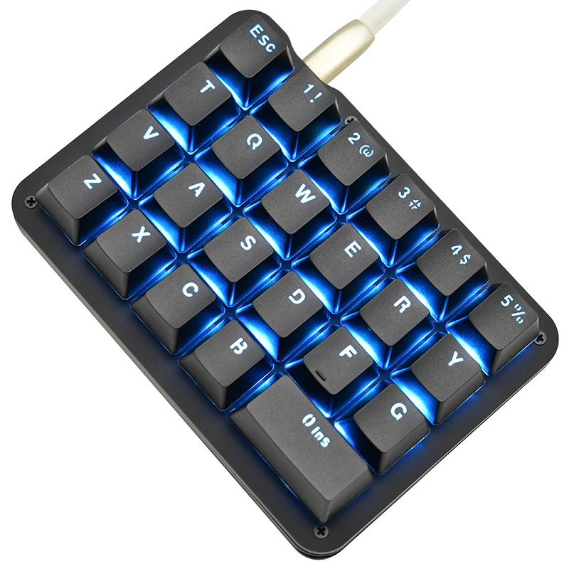 Bàn Phím Một Tay mini 23 Phím Có Thể Tùy Chỉnh Tiện Dụng