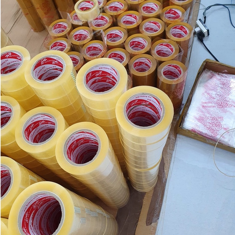 Băng dính 0.4kg /1 cuộn dán thùng đóng hàng giá tại xưởng