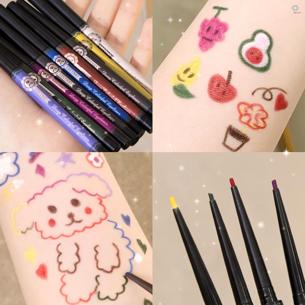 Bút kẻ mắt dạng gel nhiều màu sắc tùy chọn lâu trôi chống thấm nước mau khô trang điểm mắt to tự nhiên
 | BigBuy360 - bigbuy360.vn