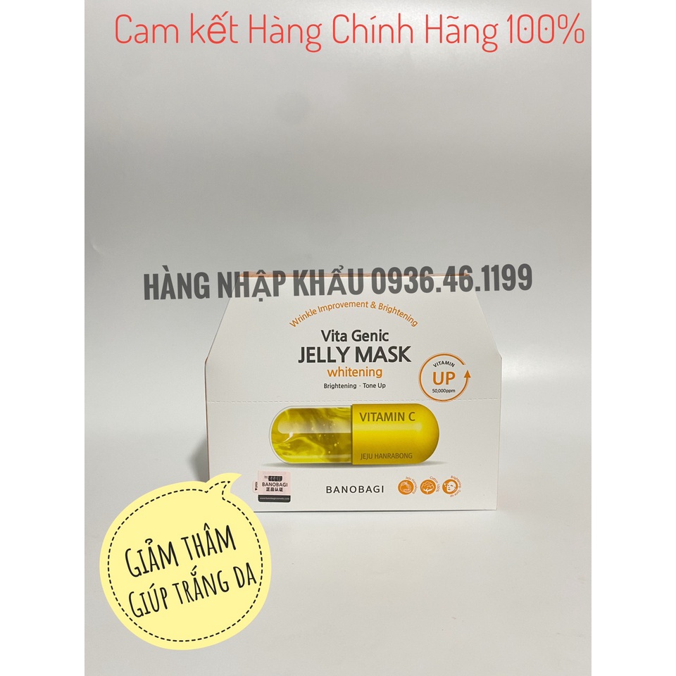 1 gói Mặt Nạ,đắp mặt Vita Genic Banobagi - Mặt Nạ Jelly Mask Giấy Bổ Sung Vitamin 30ml