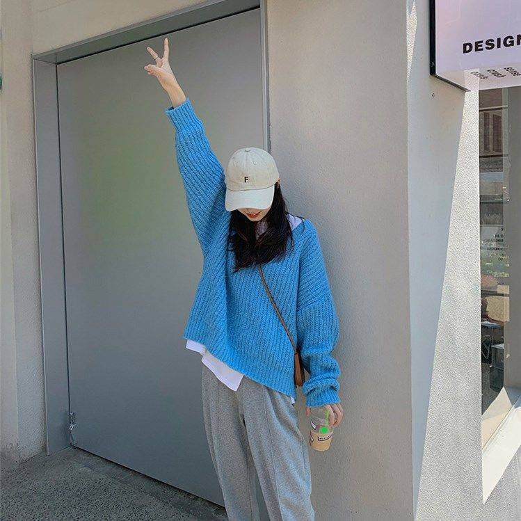 Áo Sweater Dáng Rộng Thiết Kế Mới Thời Trang Dành Cho Mùa Thu