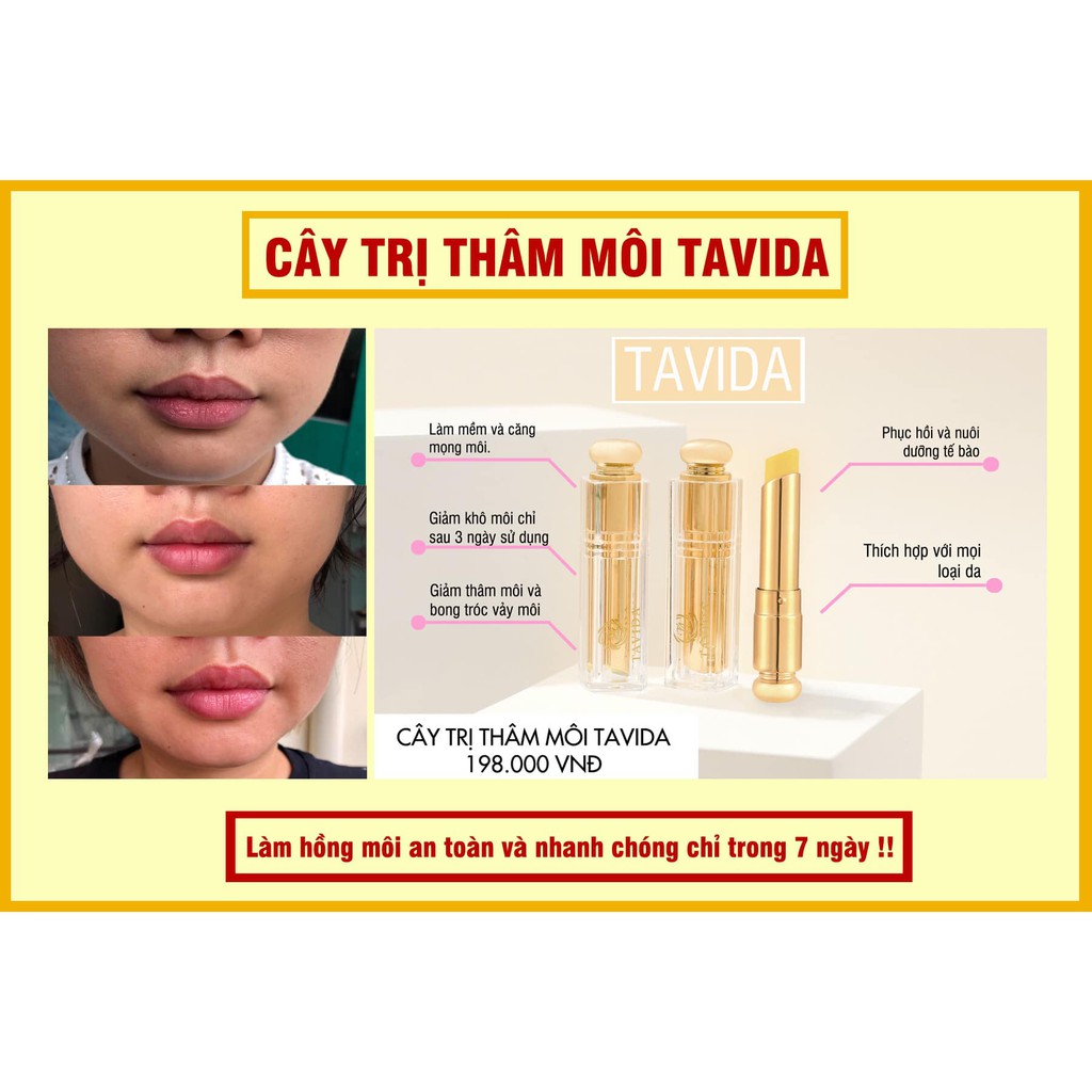 Cây trị thâm môi Tavida