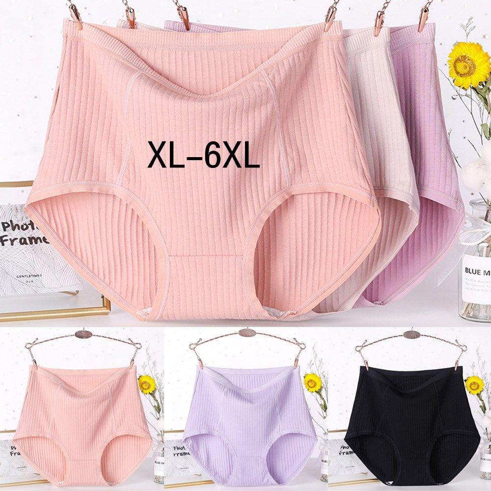 Quần Lót Cotton Lưng Cao Màu Sắc Đơn Giản Cho Nữ