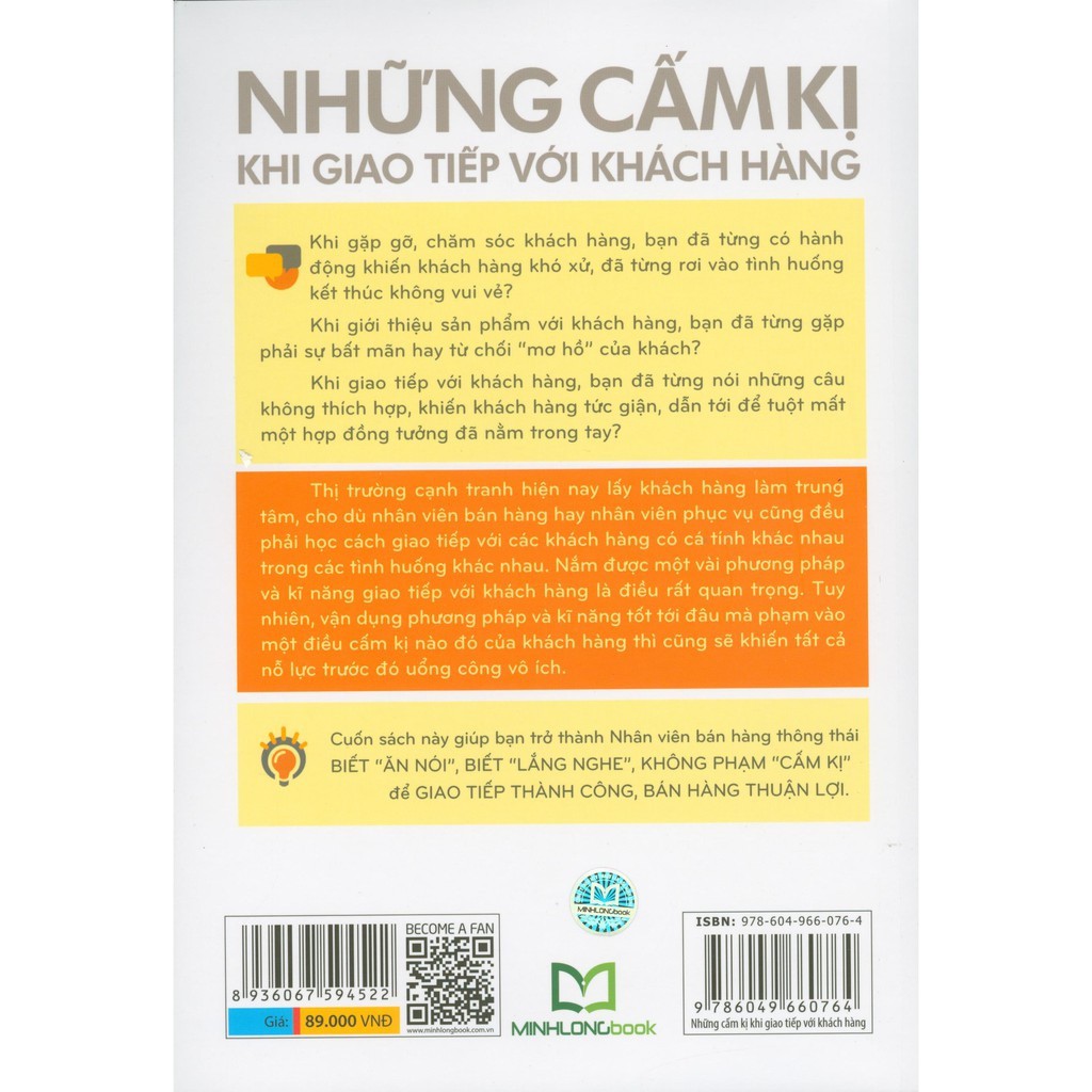 Sách: Những Cấm Kị Khi Giao Tiếp Với Khách Hàng | BigBuy360 - bigbuy360.vn