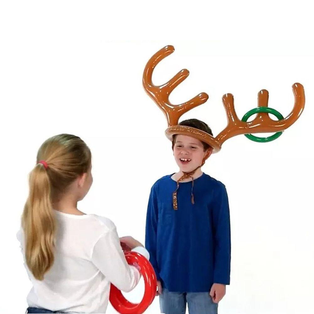 Mũ Bơm Hơi Hình Sừng Tuần Lộc Mừng Năm Mới / Ông Già Noel