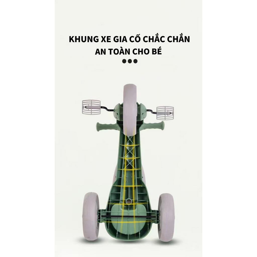 Xe Đạp 3 Bánh Thông Minh Cho Bé Có Nhạc Và Đèn Phát Sáng Cho Bé Tập Đi