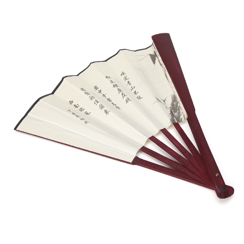 Quạt Xếp Cầm Tay Bằng Lụa Phong Cách Trung Hoa Cho Sự Kiện Và Sự Kiện