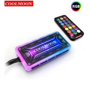 Bộ điều khiển fan và Led RGB Coolmoon, Coolman Sunshine