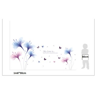 decal dán tường hoa