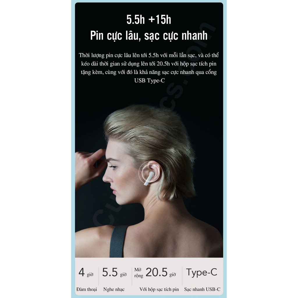 Tai nghe không dây Haylou GT6 chính hãng