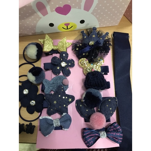 Set kẹp tóc cho bé, hộp quà sinh nhật bé gái, bộ kẹp tóc bé gái đẹp