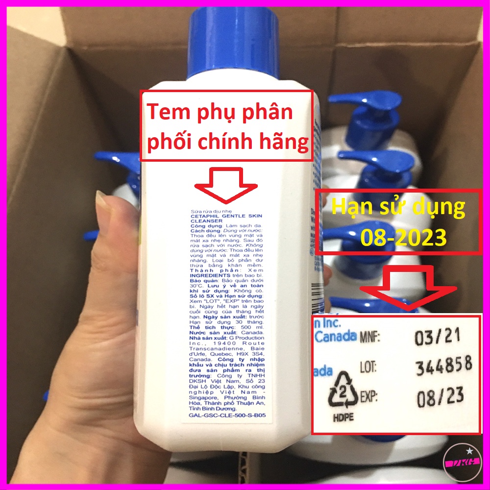 [Sữa Rửa Mặt Cetaphil] 125ml 500ml và 591ml, sữa rửa mặt xuất xứ từ Australia | BigBuy360 - bigbuy360.vn